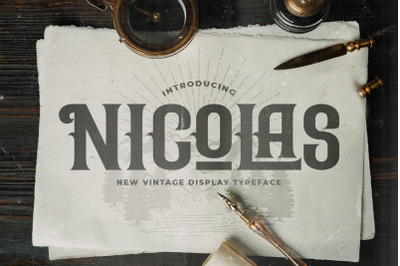 Nicolas - Victorian Decorative Font