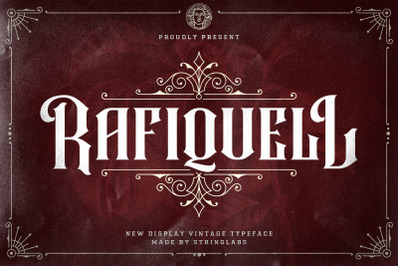 Rafiquell - Victorian Decorative Font