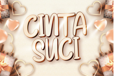 Cinta Suci - Fancy Display Font