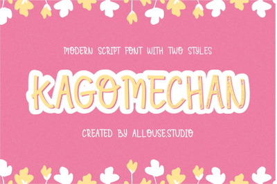 Kagomechan - Modern Script