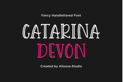 Catarina Devon - Fancy Handlettered