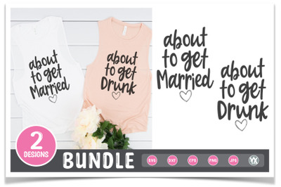 About to Get Married SVG Bundle