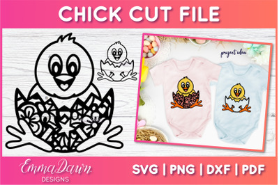 Chick SVG | Zentangle Easter Design