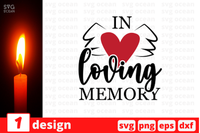 In loving memory  SVG Cut File