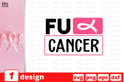 FU Cancer SVG Cut File