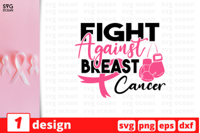 Fight against Breast cancer SVG Cut File