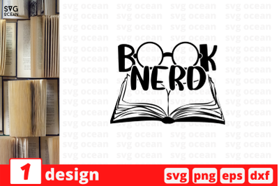 Book nerd SVG Cut File