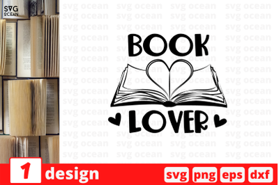 Book lover SVG Cut File