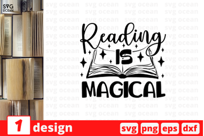 Reading is magical SVG Cut File