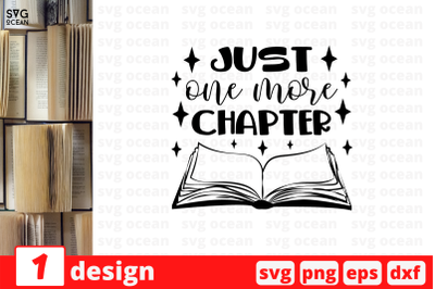 Just one more chapter SVG Cut File