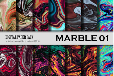 Marble Background Digital Paper 01