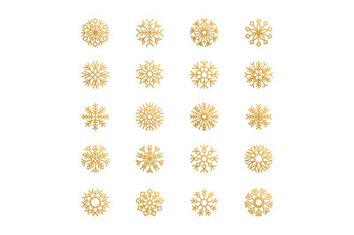 Abstract snowflakes. Season graphic symbols snow vector logo elements