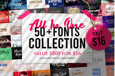 All In One | 50 Fonts Collection