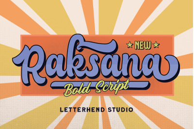 Raksana - Retro Bold Script