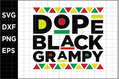 Dope Black Grampy SVG