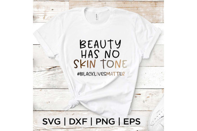 Beauty has no skin tone SVG