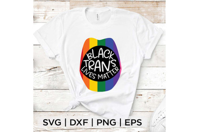 Black Trans Lives Matter 04 SVG