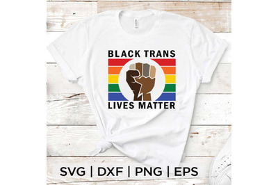 Black Trans Lives Matter 05 SVG