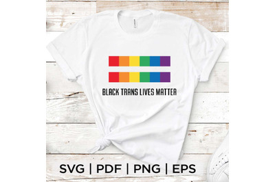 Black Trans Lives Matter 04 SVG