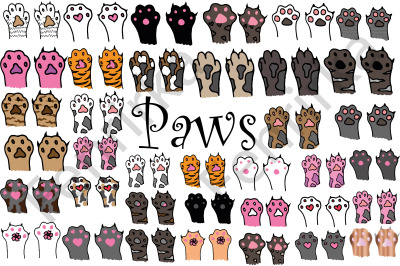 Large bundle of colorful Paws pets