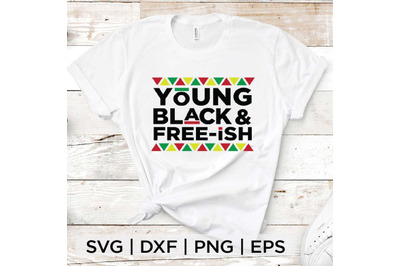 Young Black Freeish SVG