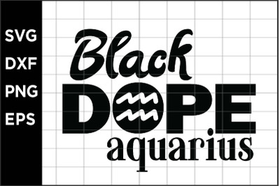 Black Dope Aquarius SVG