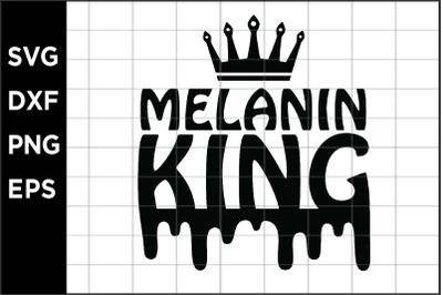 Melanin King SVG