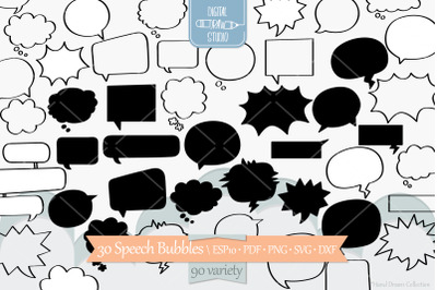 Speech Bubbles | Comic Book Talk, Thinking Cloud