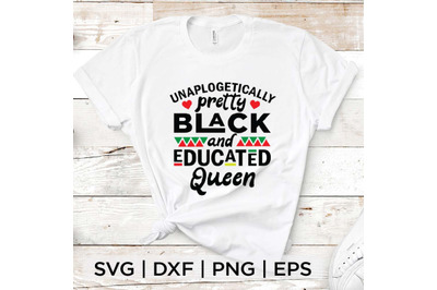 Black and Educated Queen SVG