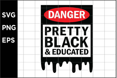 Danger Pretty Black SVG