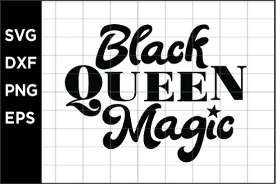 Black Queen Magic SVG