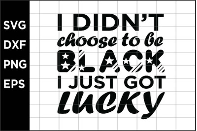 Black Lucky SVG