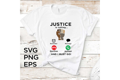 Justice is calling SVG