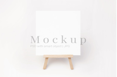 Square Card Mockup,Minimalist Mockup,Greeting Card Mockup