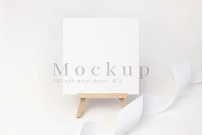 Minimalist Mockup,5x5 Card Mockup,Table Number Mockup