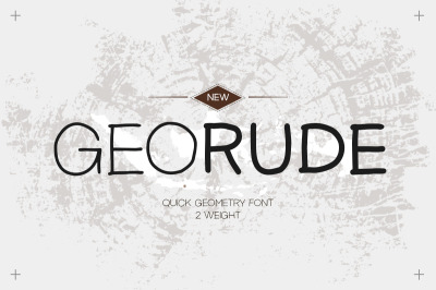 Georude - Quick Geometry Font