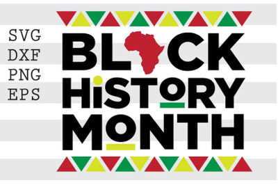 Black History Month SVG