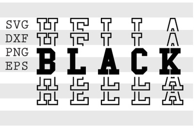 Hella Black SVG