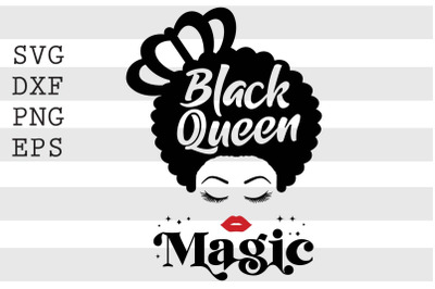 Black Queen Magic SVG