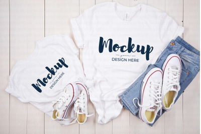 Mother and Daugther T-Shirt Mockup
