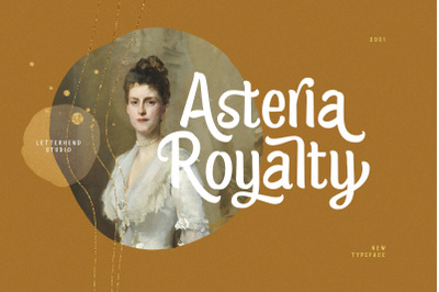 Asteria Royalty - Handwriting Font