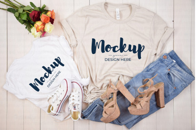 Mother Daughter T-Shirt Mockup&2C; Mothers Day