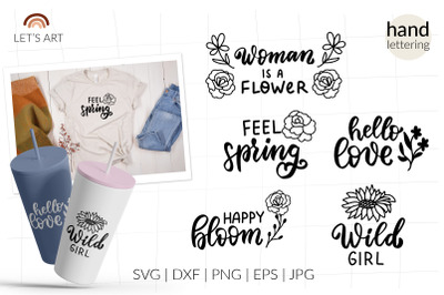 Meadow flowers svg for shirt. Wildflower svg t shirt quotes bundle. Sp