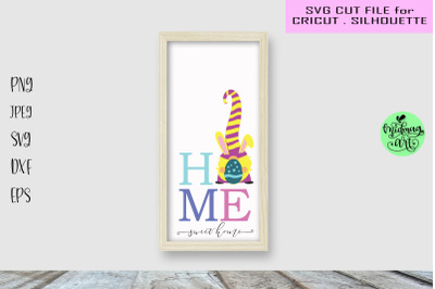 Home sweet home porch sign svg, easter wood sign svg