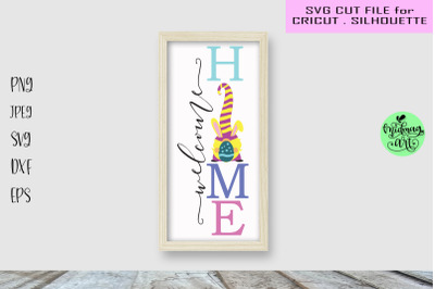 Welcome home porch sign svg, easter sign svg