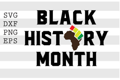 Black History Month SVG