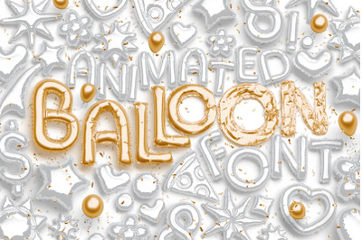 Animated Balloon Font | Top Pack