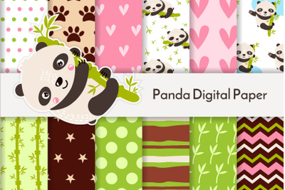 Panda digital paper JPG 34