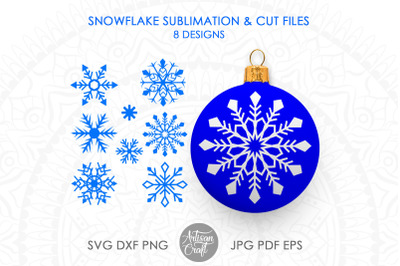 Snowflakes SVG, Snowflake PNG, blue snowflake