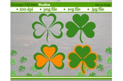 stylized shamrock